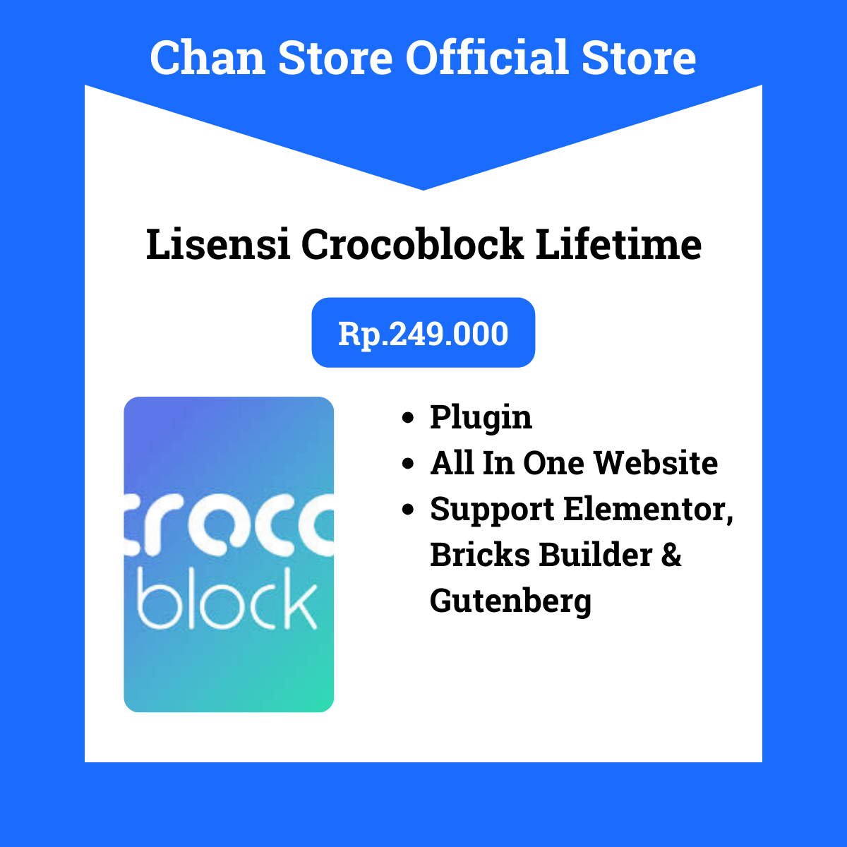 Lisensi Crocoblock Lifetime