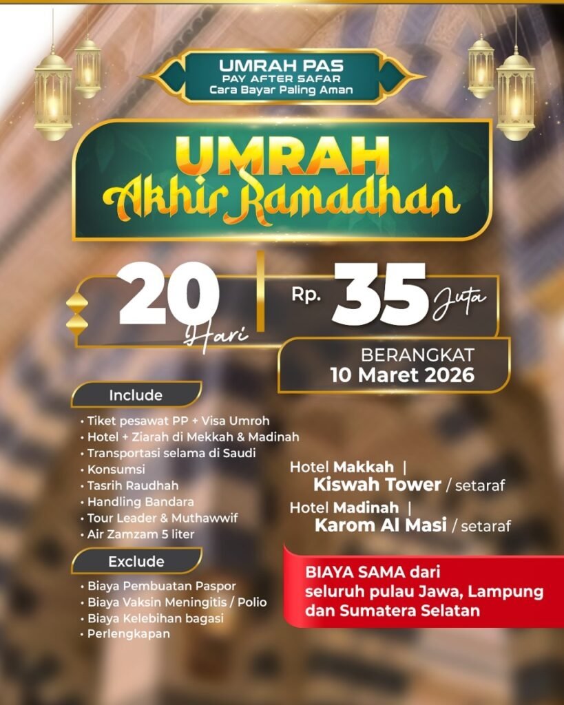 paket umrah akhir ramadhan 2026
