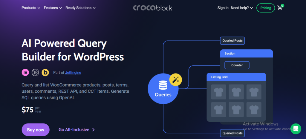 preview query builder crocoblock
